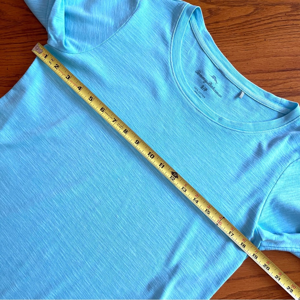 Tommy Bahama 3/4 Sleeve Scoop Neck Top M - Picture 4 of 7